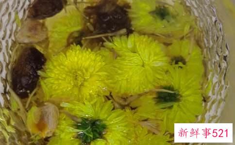 雪梨菊花茶的功效与禁忌