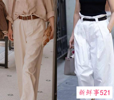 50岁女阔腿裤的穿搭