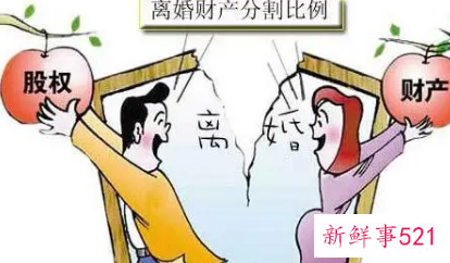 离婚夫妻之间的财产咋分