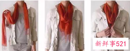 大方巾的各种围法视频