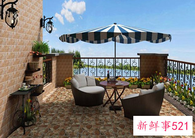 楼顶露台铺什么地砖