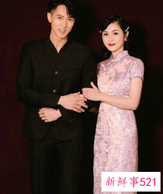 吴尊林丽吟婚纱照中西合璧十分抢眼