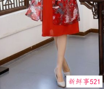 香云纱连衣裙搭配的鞋子