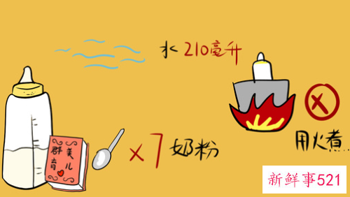 奶粉的正确冲泡比例