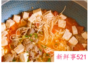 金针菇豆腐汤家常做法