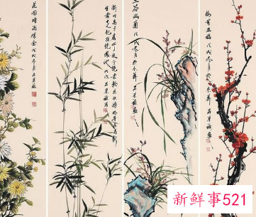 茶室挂画图片欣赏