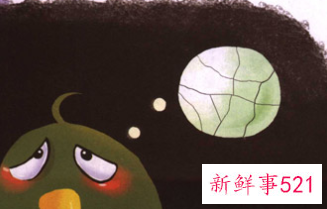 分月亮幼儿故事