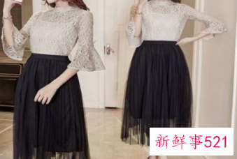 杏色裙子配什么上衣