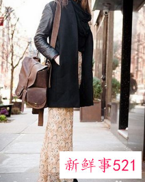 秋冬长裙搭配什么外套好看