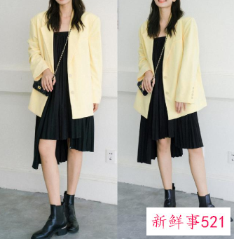 时尚博主演绎初秋的时髦穿搭