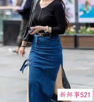 开叉裙怎么搭配上衣