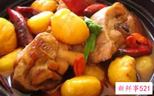 栗子鸡煲的做法