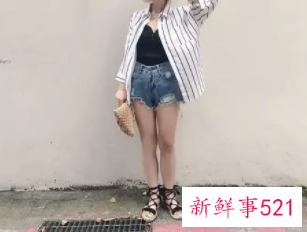 高腰短裤的穿搭技巧