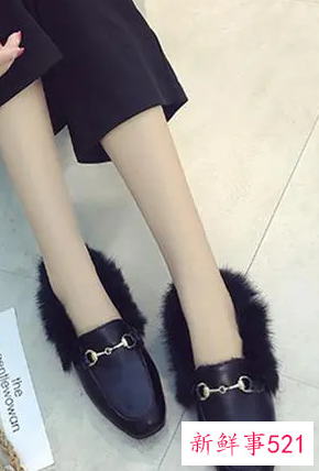 毛口豆豆鞋搭配什么裤子女