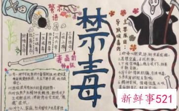 四年级手抄报禁毒