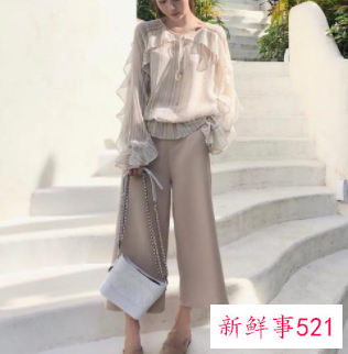 轻熟系雪纺适合自己才最美