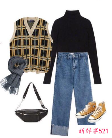 针织背心要怎么搭配