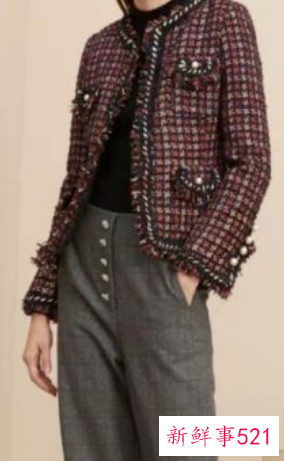 小香风短款外套怎么搭配图片