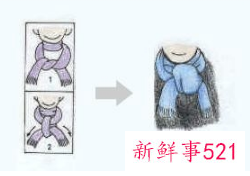 围巾的各种围法简单