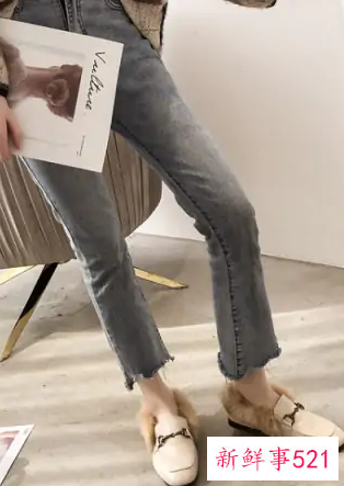 毛口豆豆鞋搭配什么裤子女