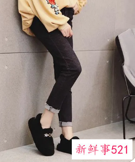 毛口豆豆鞋搭配什么裤子女