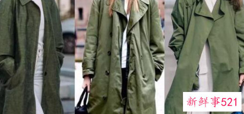 亮绿色大衣怎么搭配好看