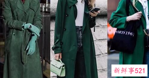 亮绿色大衣怎么搭配好看