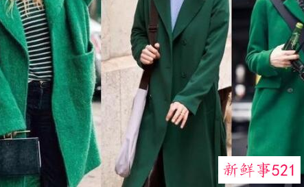 亮绿色大衣怎么搭配好看