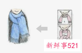 围巾的各种围法简单