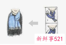 围巾的各种围法简单