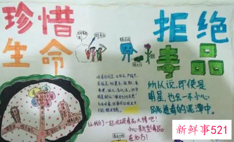 四年级手抄报禁毒