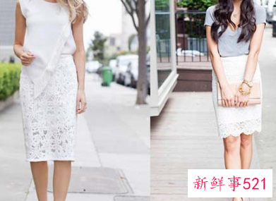 蕾丝裙搭配什么样的上衣