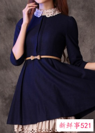 娃娃领长袖打底衫减龄的最佳武器