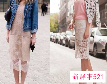 蕾丝裙搭配什么样的上衣