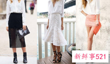 蕾丝裙搭配什么样的上衣