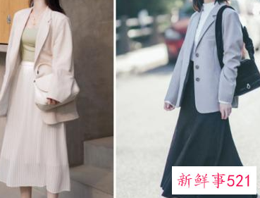 长裙配短外套还是长外套