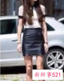 绿色皮裙怎么搭配图片