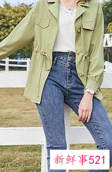 绿色皮裙怎么搭配图片