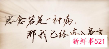 男生想女生的句子