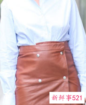 皮裙如何搭配上衣