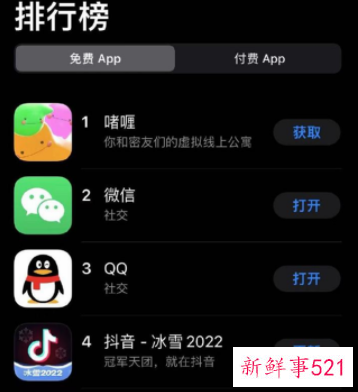 元宇宙社交App“啫喱”登顶App Store免费榜首