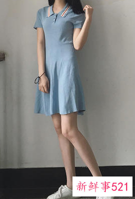 女生polo衫搭配