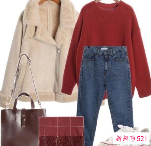 红色毛衣搭什么颜色围巾