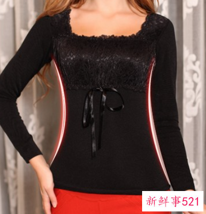 娃娃领长袖打底衫减龄的最佳武器