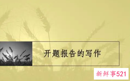 开题报告撰写总结与心得体会