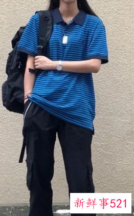 女生polo衫搭配