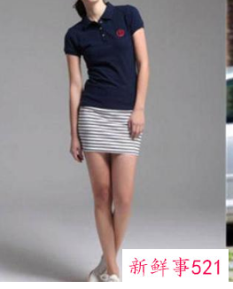 女生polo衫搭配