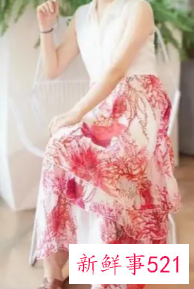 中老年蚕丝连衣裙