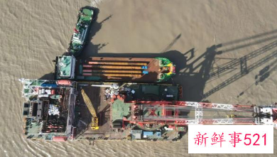 长江口二号古船整体打捞工作即将正式开展