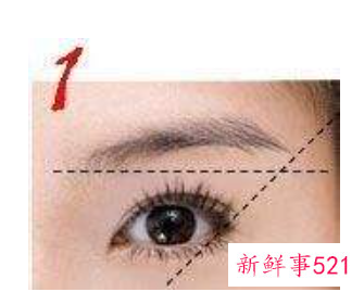 左眼眉毛画法